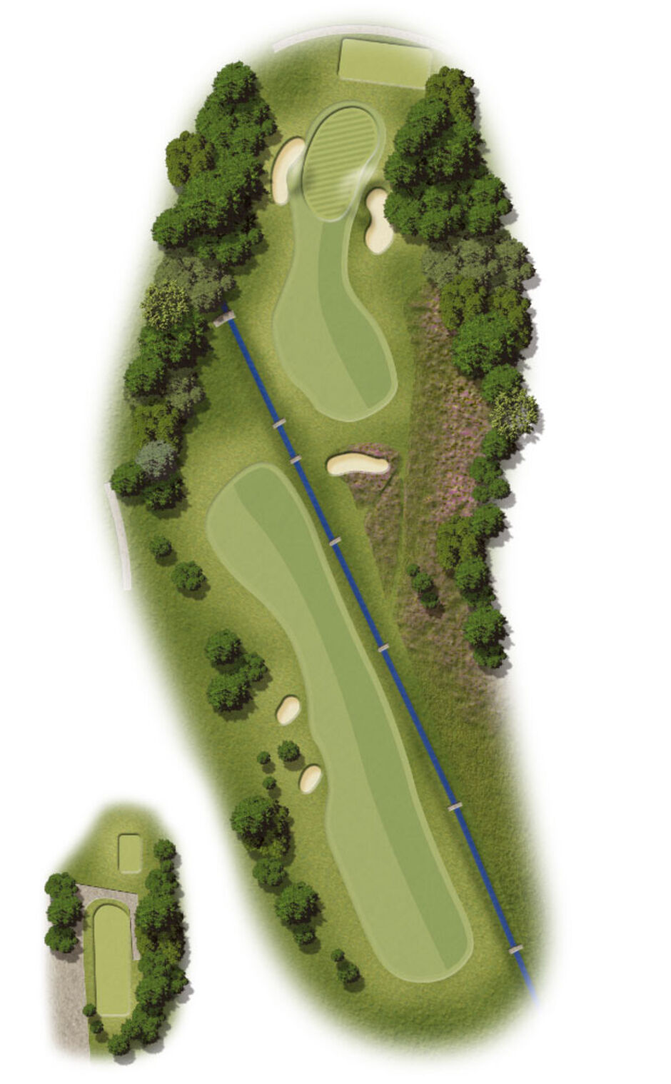 Hole 1 Map