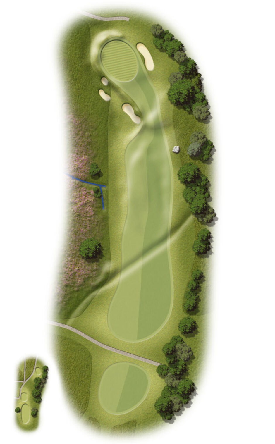 Hole 13 Map