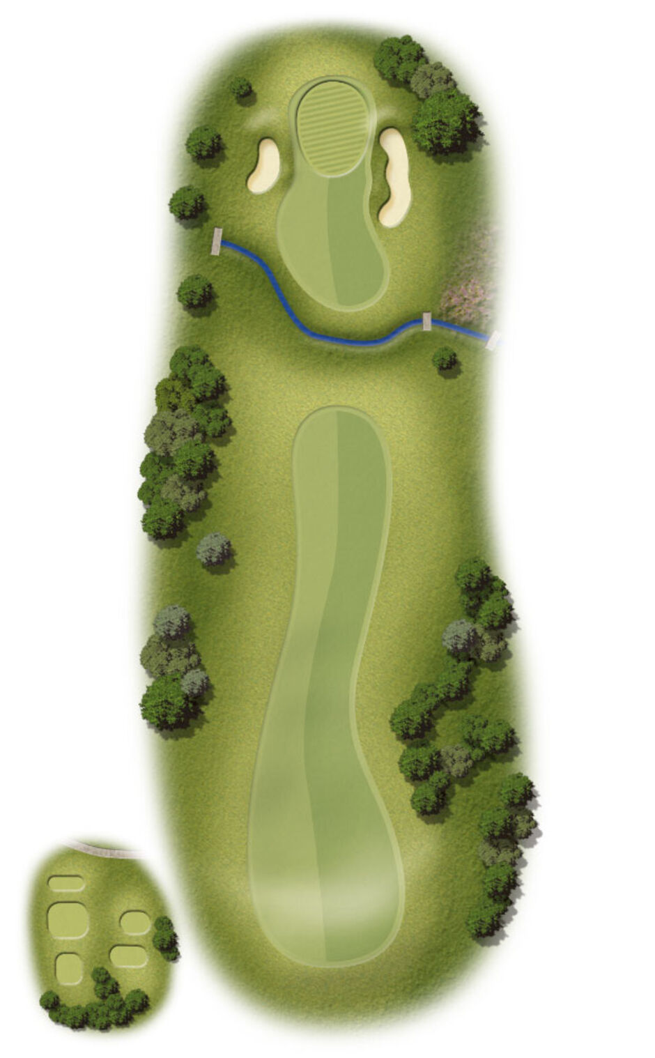 Hole 17 Map